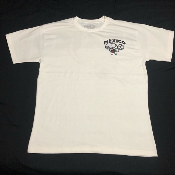 Peanuts Other - Snoopy Peanuts Mexico T-Shirt, Size Large, White, Lightweight, Relaxed Fit